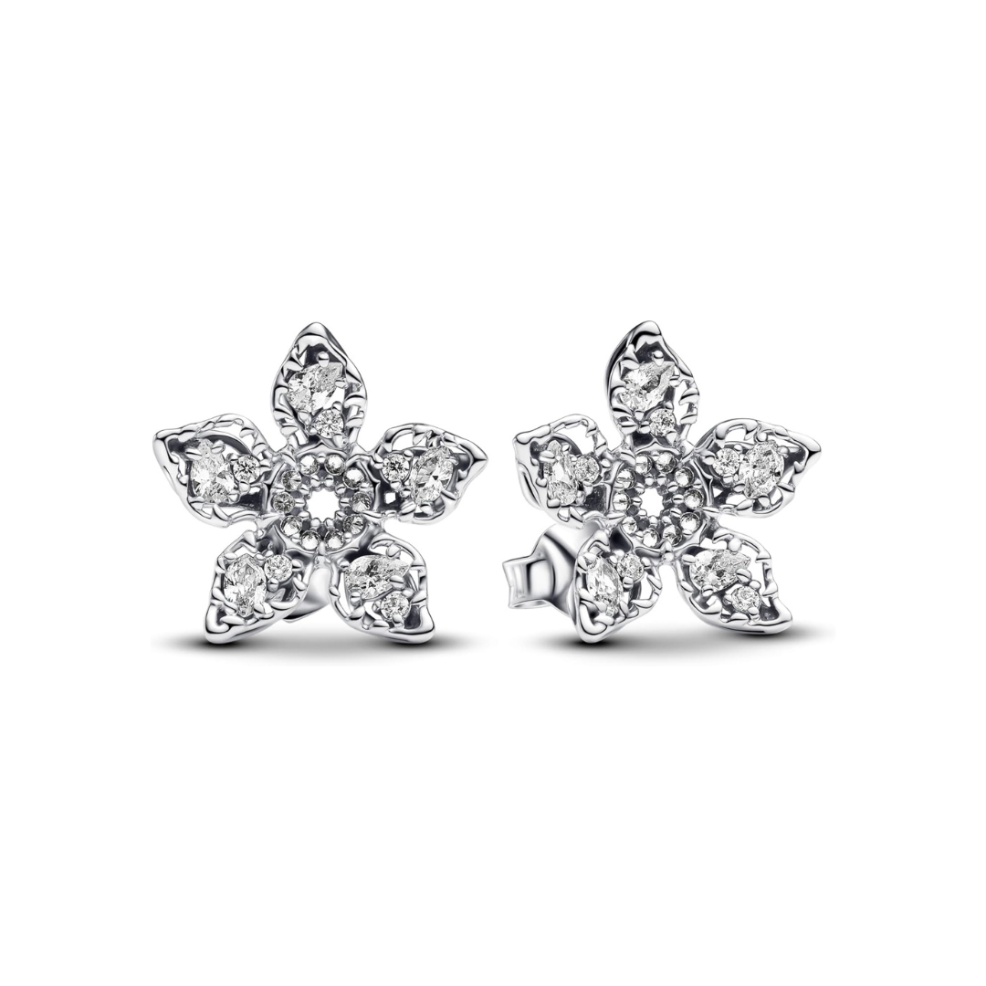 Pendientes Demogorgon Plata con Zirconitas