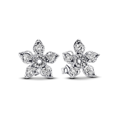 Pendientes Demogorgon Plata con Zirconitas